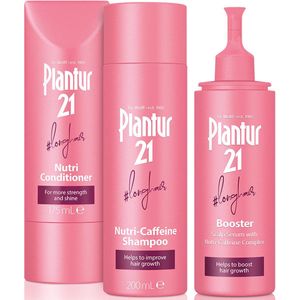 Plantur 21 #longhair Shampoo Conditioner en Haar Serum voor Lang en Glanzend Haar | Complete Set Verbetert de Haargroei en Herstelt Gestrest Haar