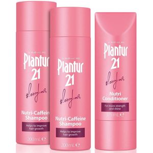Plantur 21 #longhair Shampoo en Conditioner Set voor Lang en Glanzend Haar | Verbetert de Haargroei en Herstelt Gestrest Haar
