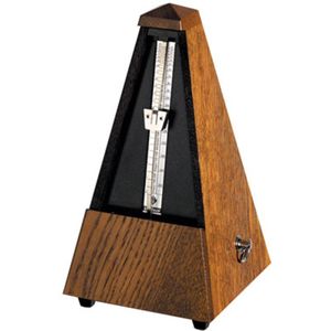 Wittner 808 Maelzel - Mechanische Metronoom - Eiken Bruin - Piramide-model
