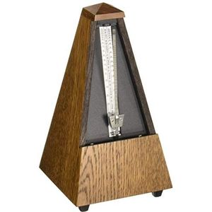 Wittner M 818 metronoom Pyramide eik bruin houtbehuizing - Accessoire voor keyboards