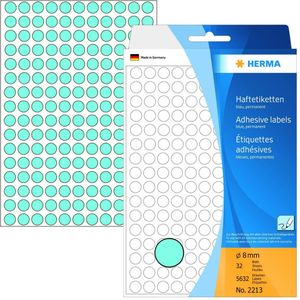 HERMA Klebepunkte Ø 8,0 mm blau