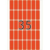 HERMA - Universele Etiket - Rood - Papier - 1120 Stuks