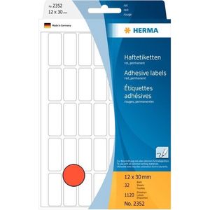 HERMA - Universele Etiket - Rood - Papier - 1120 Stuks