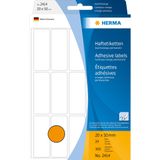 HERMA 2414 Etiketten - Fel Oranje - Zelfklevend - 20 x 50 mm - 360 Stuks