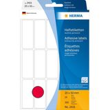 Herma - 2416 - Multifunctionele Etiketten - Fluorrood - Chloorvrij Papier - 360 Stuks