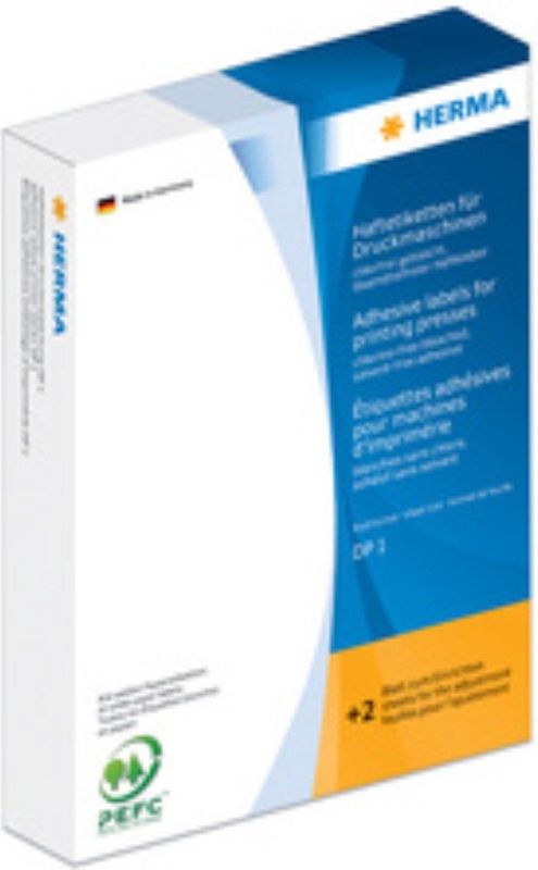 Hecht - DP1 - Hechtetiketten - Wit - 22 x 32 mm, Zelfklevend, FSC(R) Mix Credit