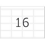 Hecht - DP1 - Hechtetiketten - Wit - 25 x 40 mm, Zelfklevend, FSC(R) Mix Credit