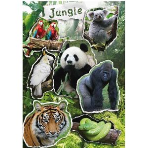 Herma Stickervel Magic Jungle Junior 16 Cm Prismafolie 7-delig