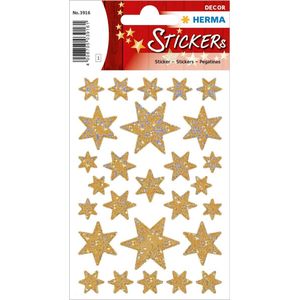 HERMA 3916 sticker Goud Permanent 27 stuk(s)