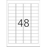 Typeplaatje - Etiketten - Zilver - A4 - 45,7 x 21,2 mm - Extreem Sterk Hechtend