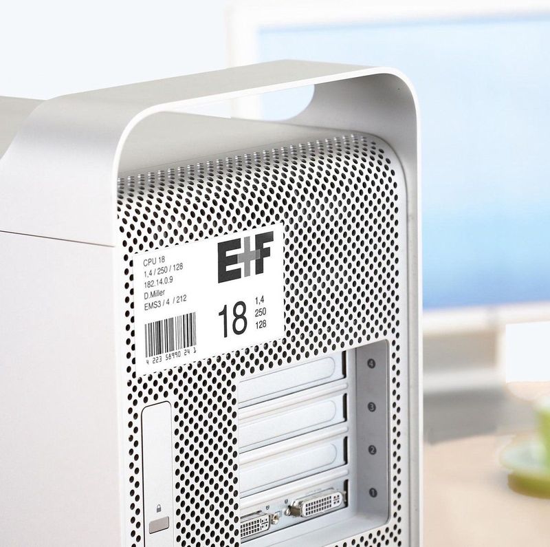 Typeplaatje - Etiketten - Zilver - A4 - 45,7 x 21,2 mm - Extreem Sterk Hechtend