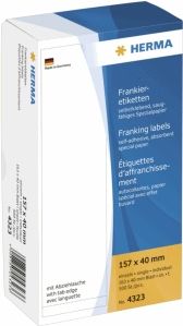 HERMA 4323 - Frankieretiketten - Wit - 500 Stuks - Zelfklevend