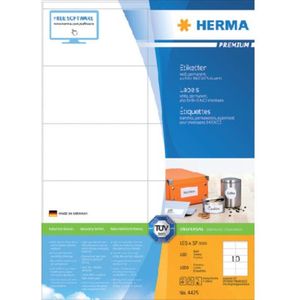 Herma Labels White 105x57 SuperPrint 1000 Pcs.