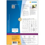 HERMA 4460 CD/DVD Etiketten - A4 - Dekkend - Wit - 200 Stuks - Papier