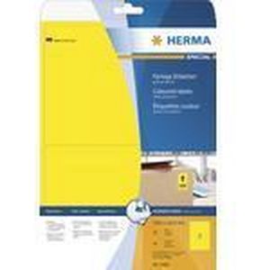 Etiket herma 4496 199.6x143.5mm 40stuks geel