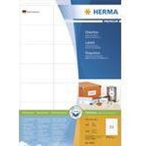 HERMA Etiketten Premium A4 wit 70x41 mm Papier 4200 St.