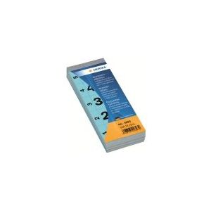 HERMA Nummernblock selbstklebend 1-500 blau 28x56mm VE=500 Stück