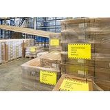 Herma - Neonetiketten - A4 - Neon-Rood - 63,5 x 29,6 mm, Permanent Hechtend