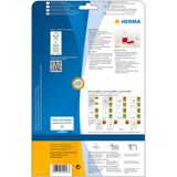 Herma - Neonetiketten - A4 - Neon-Rood - Permanent Hechtend