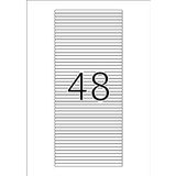 HERMA 5078 Etiketten voor CD-Hoezen - Wit - 1200 Stuks - A4 - Zelfklevend