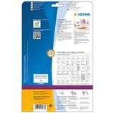 Herma 5078 CD-box etiketten, 114,3 x 5,5 A4, wit