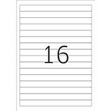 HERMA Special - Papier - mat - permanent zelf-klevend - wit - 192 x 16.9 mm 400 etiket(ten) (25 vel(len) x 16) ondoorzichtige mapetiketten