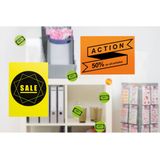 HERMA - Zelfklevende Etiketten - Neon-Rood - Rond - Ø 60 mm - 240 Labels per A4