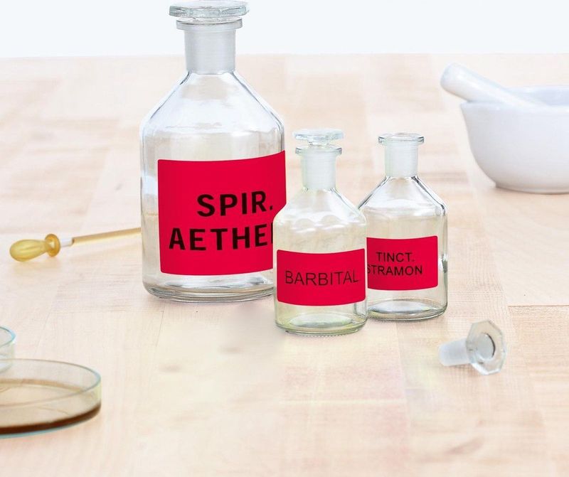 HERMA - Zelfklevende Etiketten - Neon-Rood - Rond - Ø 60 mm - 240 Labels per A4