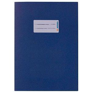 HERMA Heftumschlag Papier A5 dunkelblau