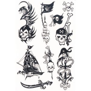 Tattoos Herma Black Art Piraat [10x]
