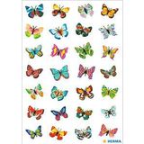 Schmucketiketten Magic Schmetterlinge Glimmerfolie VE=1 Blatt