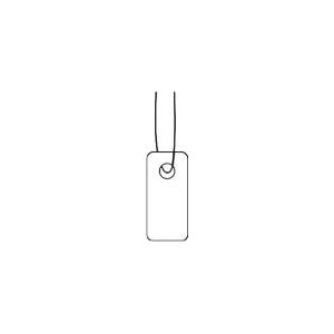 HERMA Hängeetiketten 7x15 mm mit Faden weiß 1000 St., Weiß, China, 7 mm, 15 mm, 1000 Stück(e)