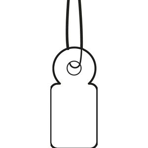 HERMA Hängeetiketten 10x22 mm mit Faden weiß 1000 St., Weiß, China, 1 cm, 22 mm, 1000 Stück(e)