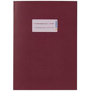 10 x HERMA Heftschoner Papier A5 weinrot