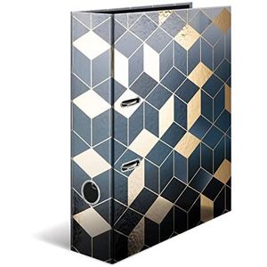 HERMA Hendelboogvijl Fashion & Style met kubusmotief A4, 70 mm rug, met binnenprint, 1 map