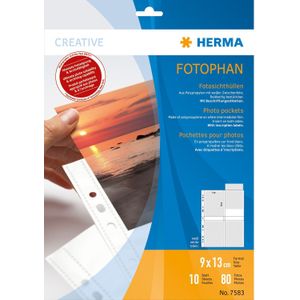 HERMA Foto Zichtmappen 9 X 13 cm Wit 10 Tassen