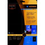 Herma - 8019 - Transparante Etiketten - A4 - Glashelder - 100 Stuks