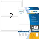 HERMA - 8333 - Etiketten - Wit - Polyesterfolie - 190x135mm - 50 Stuks