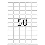 HERMA - 8338 - Etiketten - Wit - 1250 Stuks - Weerbestendig Polyesterfolie