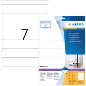 HERMA Ordneretiketten 38,0 x 192,0 mm weiß