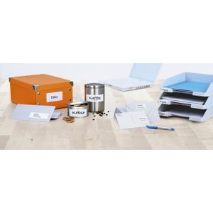 HERMA 8629 universele etiketten A4 klein (38,1 x 21,2 mm, 10 vellen, papier, mat) zelfklevend, bedrukbaar, permanente klevende adreslabels, 650 etiketten voor printer, wit