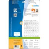 Premium - Etiketten - A4 - 70 x 36 mm - Wit - Permanent Hechtend