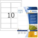 HERMA 8694 Transparant Zelfklevend printerlabel printeretiket