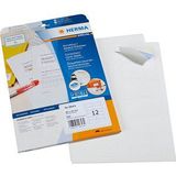 HERMA 9643 - Zelfklevend Printerlabel - Wit - A4 - 100 Stuks