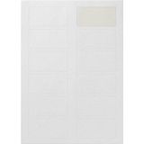 HERMA 9643 - Zelfklevend Printerlabel - Wit - A4 - 100 Stuks