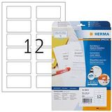 HERMA 9643 - Zelfklevend Printerlabel - Wit - A4 - 100 Stuks