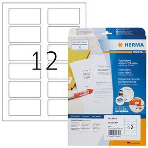 HERMA 9643 - Zelfklevend Printerlabel - Wit - A4 - 100 Stuks