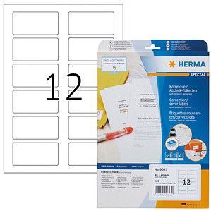 HERMA 9643 - Zelfklevend Printerlabel - Wit - A4 - 100 Stuks