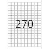 Herma - Etiketten nr. 10000 - 17,8 x 10 mm - Verwijderbaar - Wit - 6750 Stuks