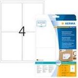 Herma - Etiketten - Wit - 99,1 x 139 mm - Verwijderbaar - 100 stuks